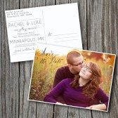 Save the Date Photocard, Postcard