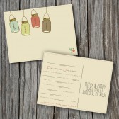 Madlib RSVP Postcard - Vintage, Rustic