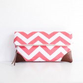 Sydney Clutch in Coral