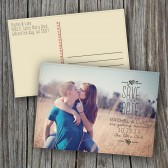 Wedding Save the Date Photocard, Postcard