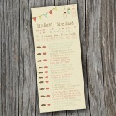 He Said, She Said Trivia Game - Bridal Shower, Wedding