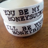 you be my honeysuckle i'll be your honey bee wedding ring holder