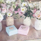 Mr and mrs ring box pinted