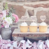 Eat drink and be married cupcake toppers