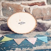 Wood Slice Guest Book