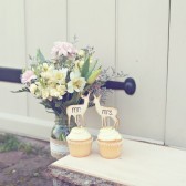 Deer cake topper