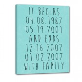 It begins and ends with love and family