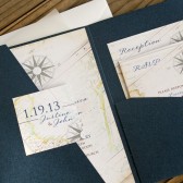 Compass Wedding Invitation