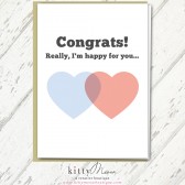 Loser Table Wedding Congratulations Card 