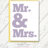  Mr. & Mrs. Wedding Congratulations