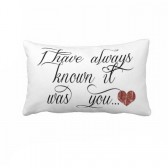 Romantic Quote on pillow