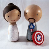 Kokeshi Secret Superhero Cake/Cupcake Topper