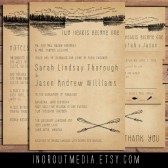 Rustic Lake Invitation Suite