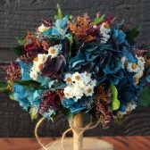 Large Blue Hydrangea Bouquet