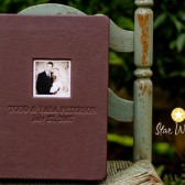 Flush Mount Leather Album - Brown