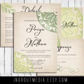 Rustic Mandala Invitation Suite