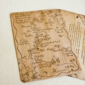 Custom Map on Wood