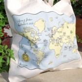 Custom Map Tote