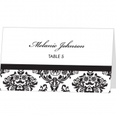 Damask Escort Card Template