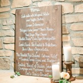 Wood Menu Sign