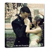military wedding present for bride and groom
