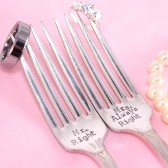 Mr. Right/ Mrs. Always Right Wedding Fork Set