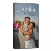 Wedding keepsake custom canvas art