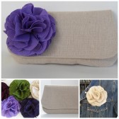 Lilac blossom clutch 