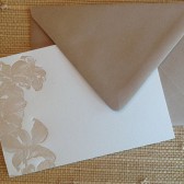 Letterpress Orchid Cards