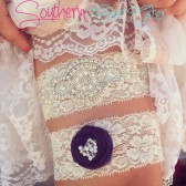 Vintage Pearl Garter Set