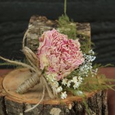 peony romance boutonniere