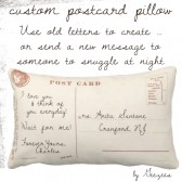 Custom Postcard Pillow