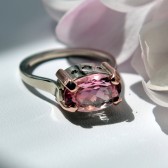 Pink and Yellow Maine Tourmaline 