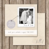 Polaroid Photo Save the Date Cards