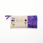 purple swirl clutch