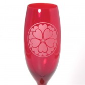 Blossoming Hearts Toasting Flutes