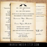 Rustic Reindeer Invitation Suite