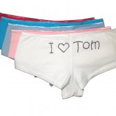 Crystal Heart Panties