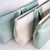 Custom Bridesmaid Clutches / Classic Ribbon Clutch / Vintage Wedding / Silk, Satin, Raw Silk