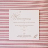 Rose Floral Menu