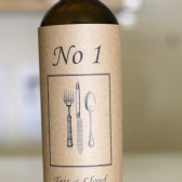 Wine Sleeve Menu/Table Number