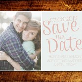 Shabby Chic Photo Save the Date
