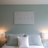 Over the Bed Word art