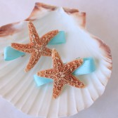 Beach Wedding Flower Girl Barrettes