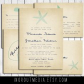 Rustic Beach Wedding suite - The Starfish - beach wedding, seaside wedding, nautical wedding