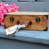 Suitcase Guest Book Box