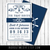 Rustic Nautical Save the Date