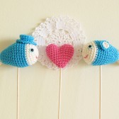 Fish cake topper
