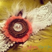 Burlap Garter Set