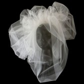 Asymmetrical Pouf Veil
